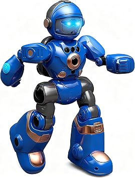 Robot Toys for Kids 3-8 Remote Control Robot with Talking, Programmable, Voice Recording, Singing, Dancing & Gesture Control - Gifts for Smart Kids - RC Interactive Toys for Boys & Girls