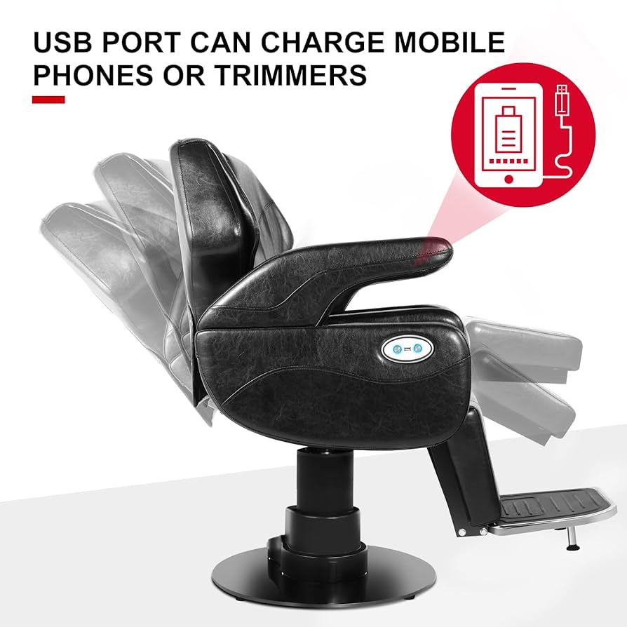 Amazon.co.jp: 電気理容椅子、電気リフティングリクライニング