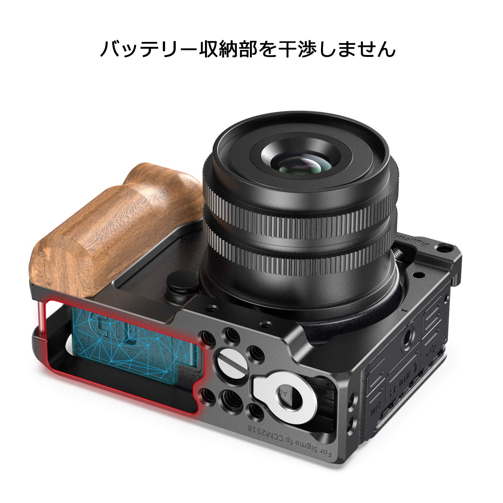 Amazon | SmallRig Sigma fp専用ケージ シグマ SIGMA fpカメラ用ケージ 