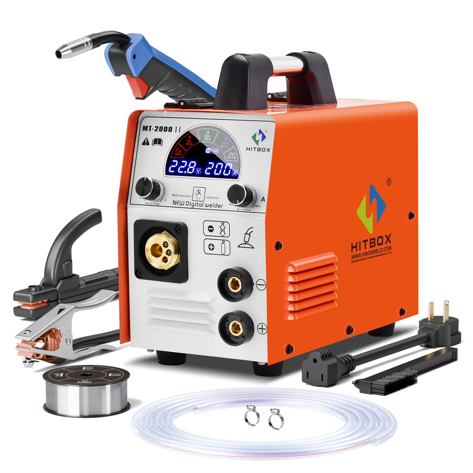 Amazon | HITBOX 溶接機 半自動溶接機 最大200A大電流 100V/200V兼用 