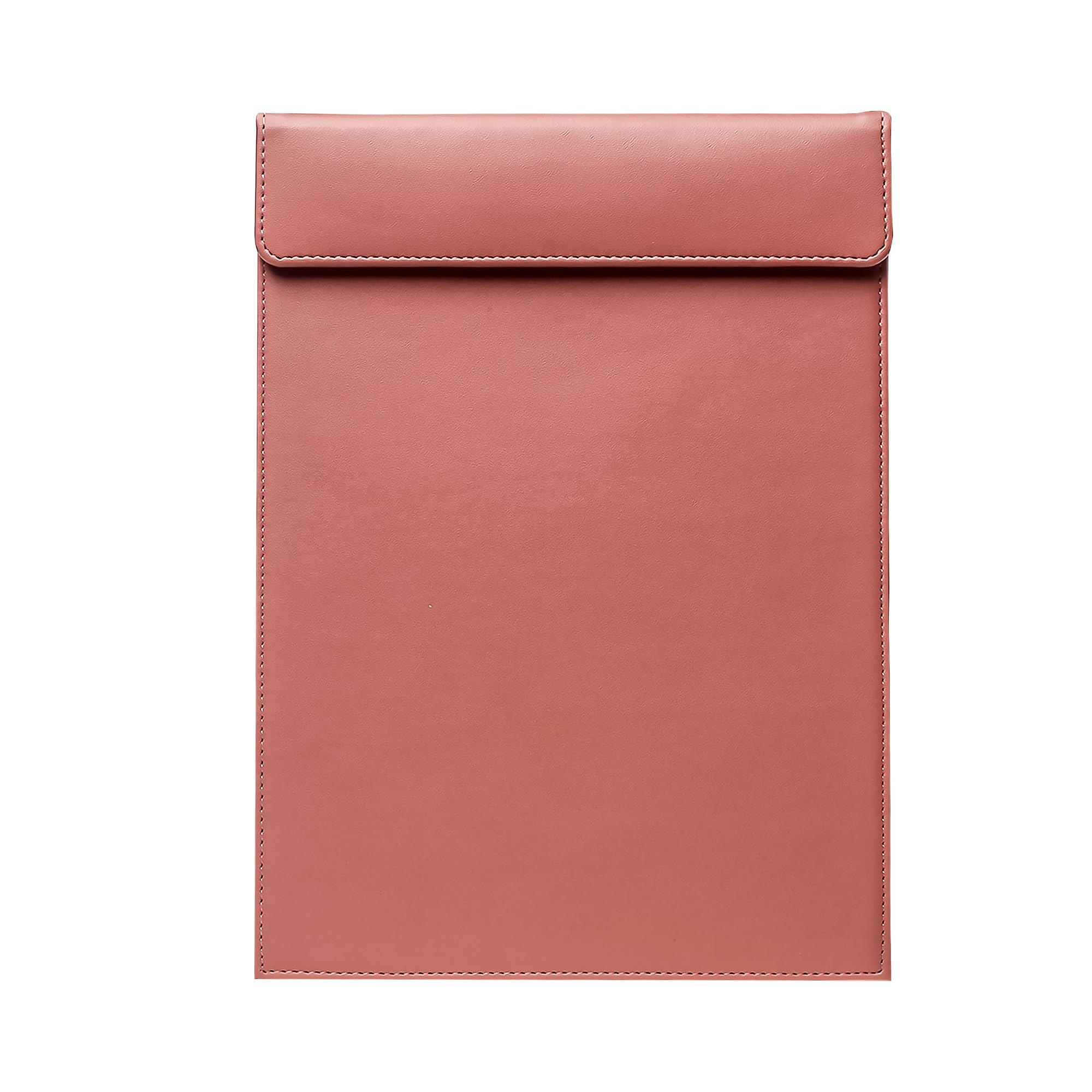 papesaur A4 PU Leather Writing Pad with Clipboard stay Organized in Professional meetings (Pink)