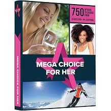 Activity Superstore Mega Choice for Her Gift Experience, 750+ options | 750+ Options Nationwide, 18 Month Validity, Spa Days, Dining, Pampering & Experiences