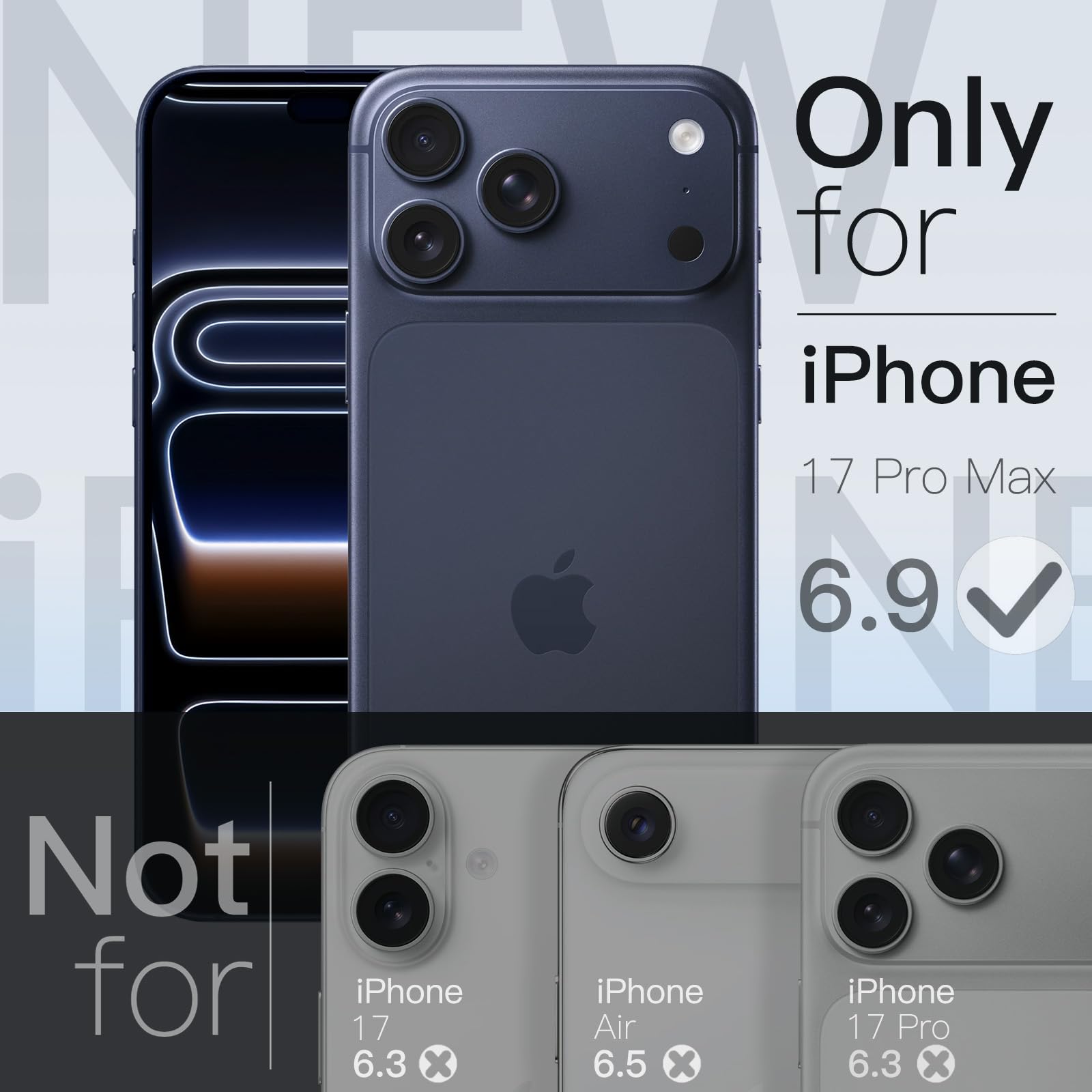 Coque Magnétique Fine JETech Pour IPhone 17 Air - Compatible MagSafe, Protection Caméra Intégrale, Ultra Mince Et Transparente