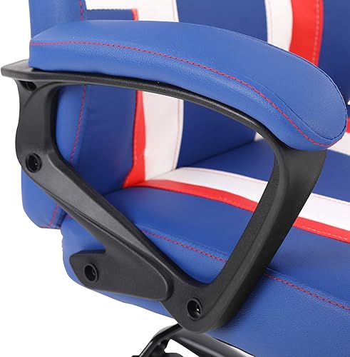 Miniatura 8 de Modern-Depo Silla ergonómica para juegos para adolescentes y jóvenes, silla giratoria de computadora de carreras de respaldo alto, silla de juegos