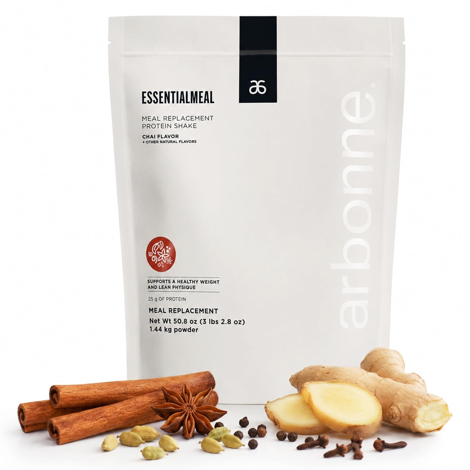 Arbonne EssentialMeal Meal Replacement Shake - Protein Shake, Vegan Protein Powder, Complete Daily Nutrition, Coffee