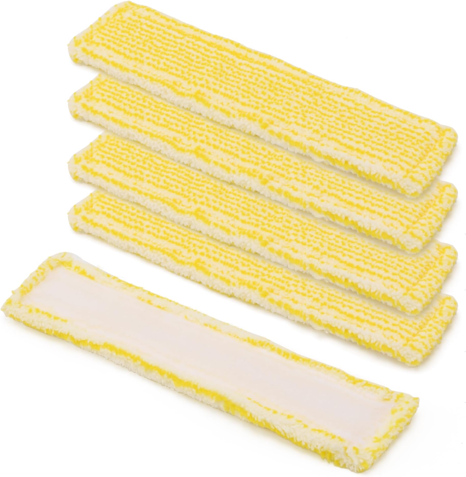 6 pezzi di ricambio per aspirapolvere per finestre Kärcher WV2 WV5 Plus Prime Indoor, parti di ricambio per lavavetri, lavavetri, set di panni in microfibra di ricambio, colore giallo per interni