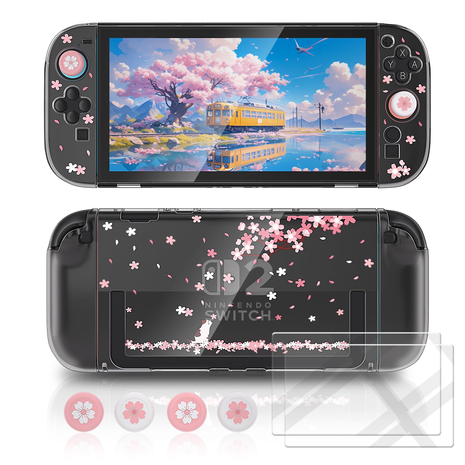 Nintendo Switch - 詩桜 Amazon.com: NANANINO Switch 2 Case for Nintendo Switch 2, Dockable
