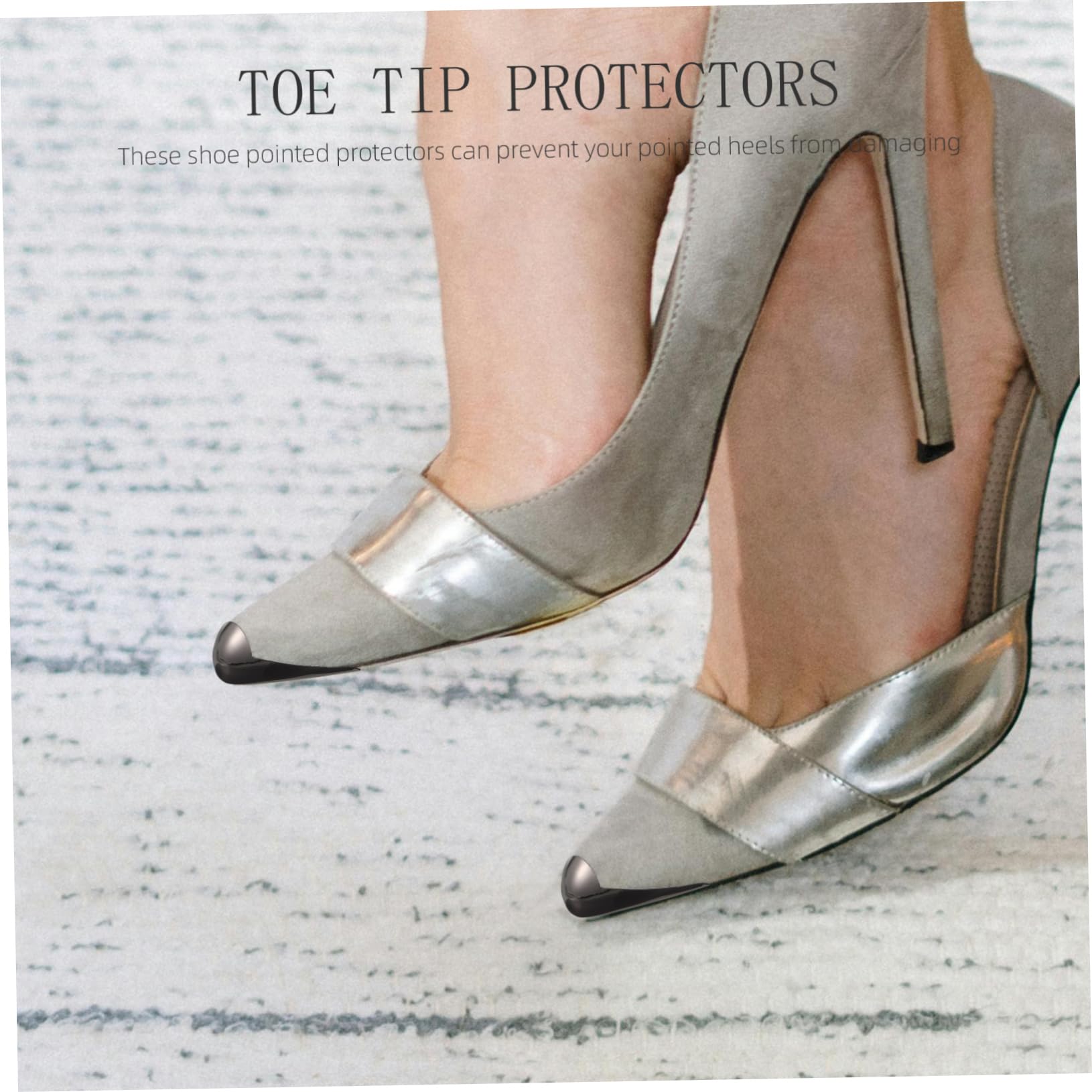 Beaupretty Protector De Dedos Alto De Tacones Zapatillas Cubrir Accesorios Para Zapatos De Punta De Zapato De Puntera Planchar