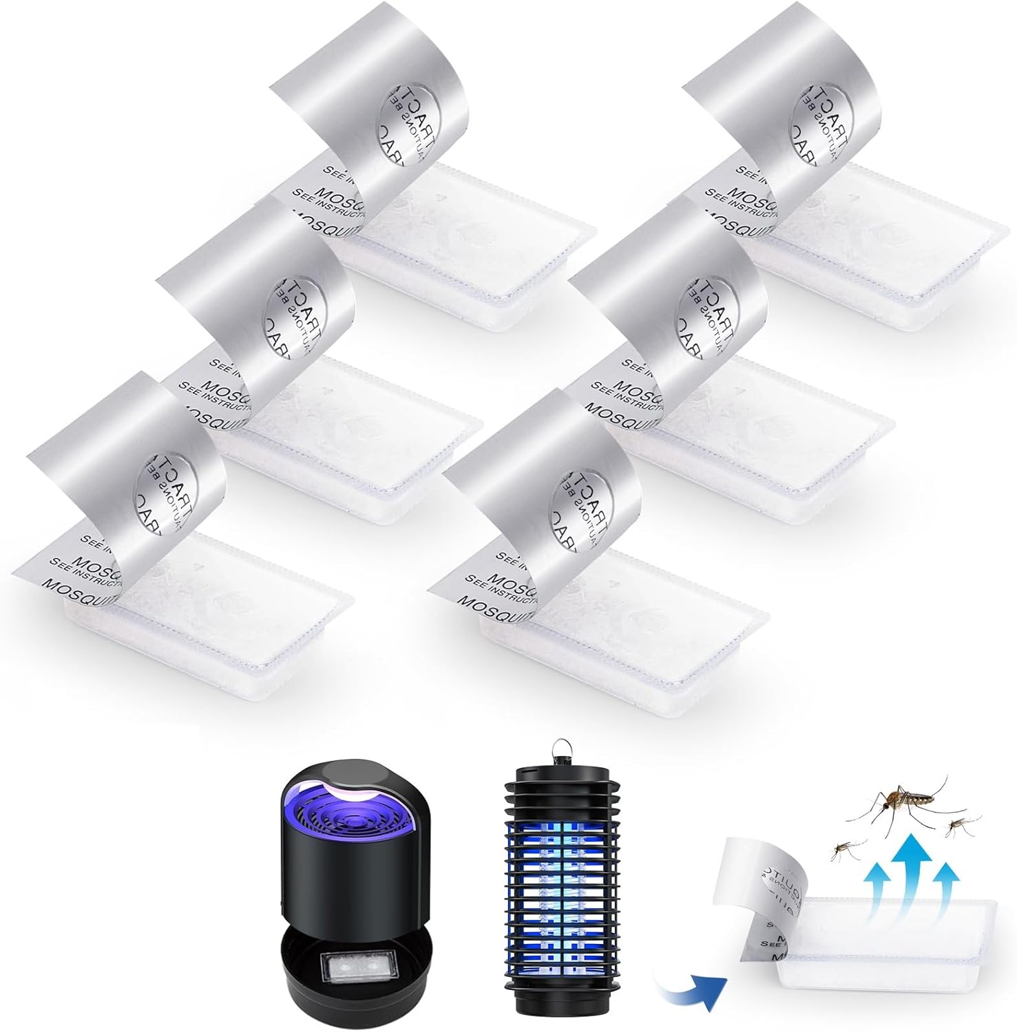 6 Lures Mosquito Attractant Bait, Biting Insect Attractant