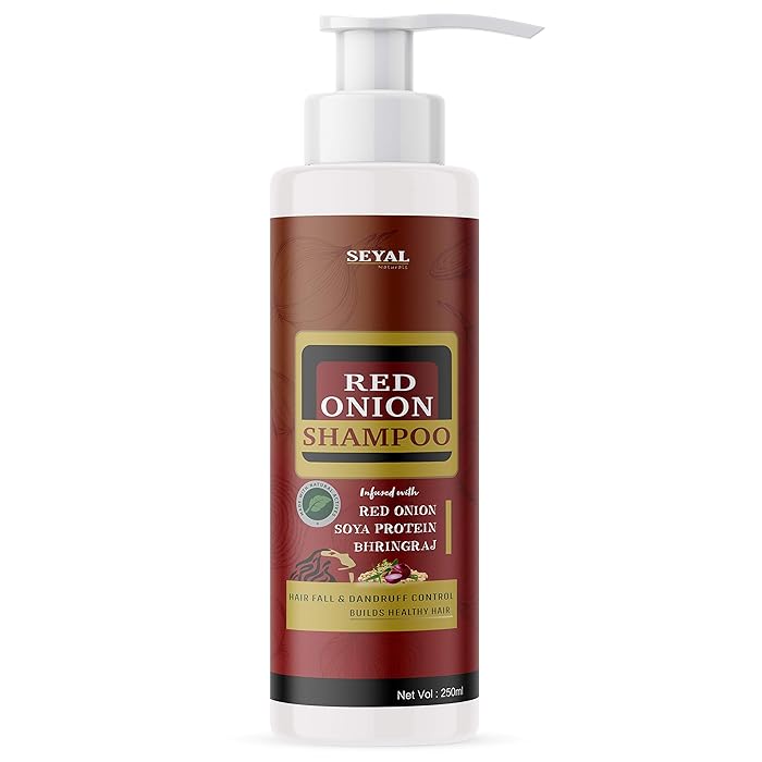 Buy Seyal Red Onion Shampoo With Red Onion, Soy Protein & Bhringraj