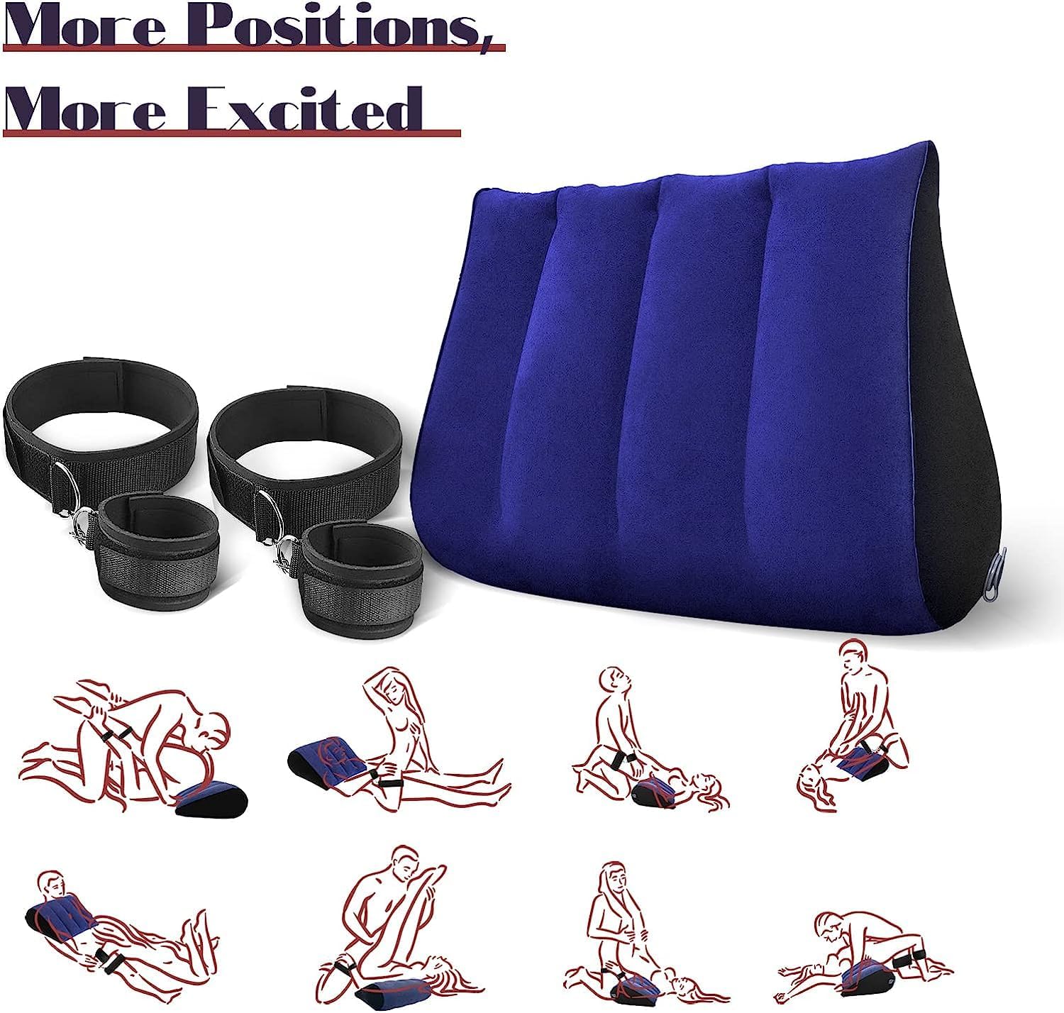 𝙨𝙚𝙭 𝙩𝙤𝙮 Cuscino gonfiabile con protezione per le ginocchia, riposa comodamente mentre ti prendi cura delle tue ginocchia!