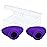 Super Sunnies Slim Flex UV Eye Protection FDA Compliant Eyeshields, Tanning Bed Goggles, Red Light Therapy Glasses - Purple