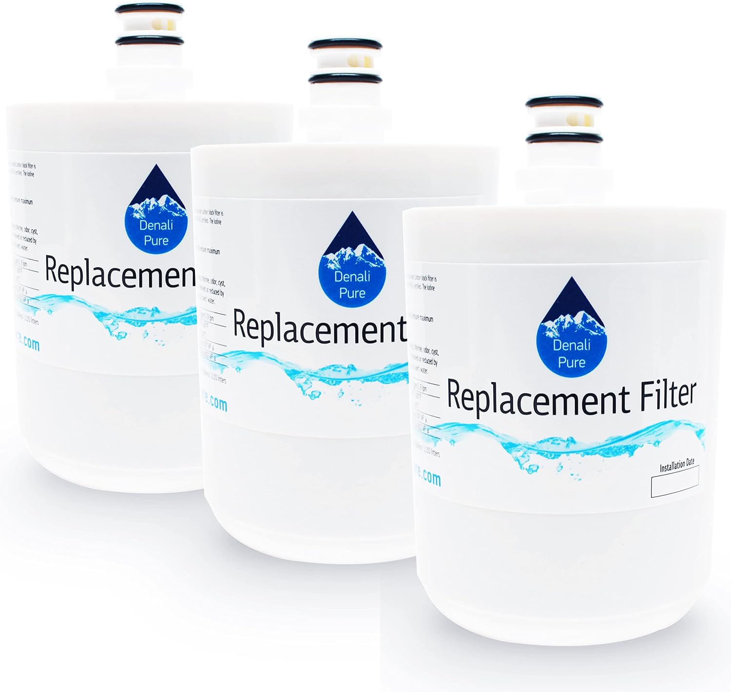 3-Pack Replacement for LG LSC27914ST Refrigerator Water Filter - Compatible with LG 5231JA2002A, LT500P Fridge Water Filter Cartridge