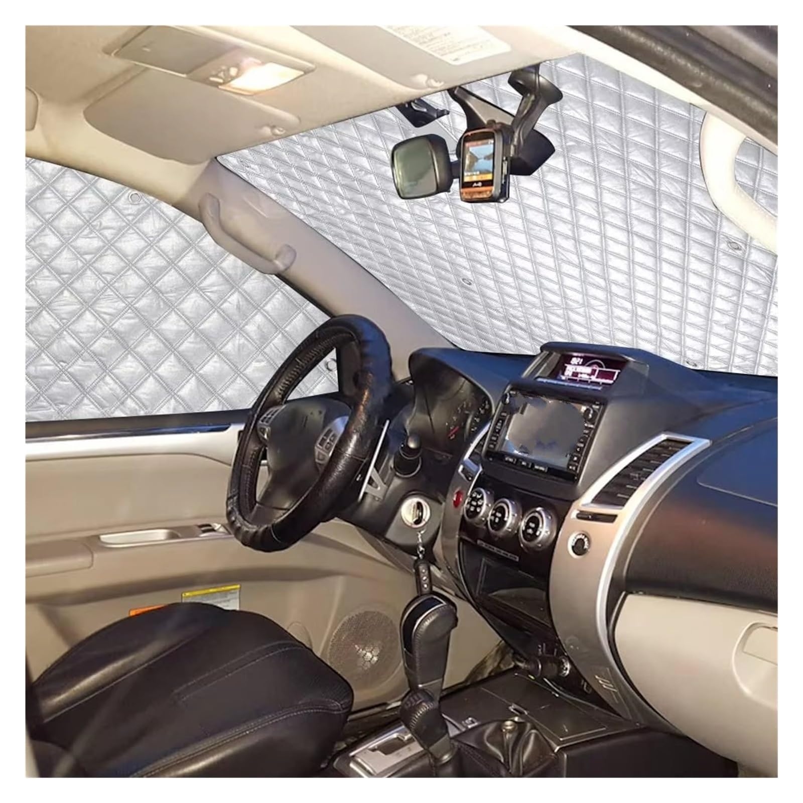 Parasol Coche Para VW T5 T6 Juego de 3 protectores de parabrisas y parasoles térmicos internos. Parasol para Parabrisas
