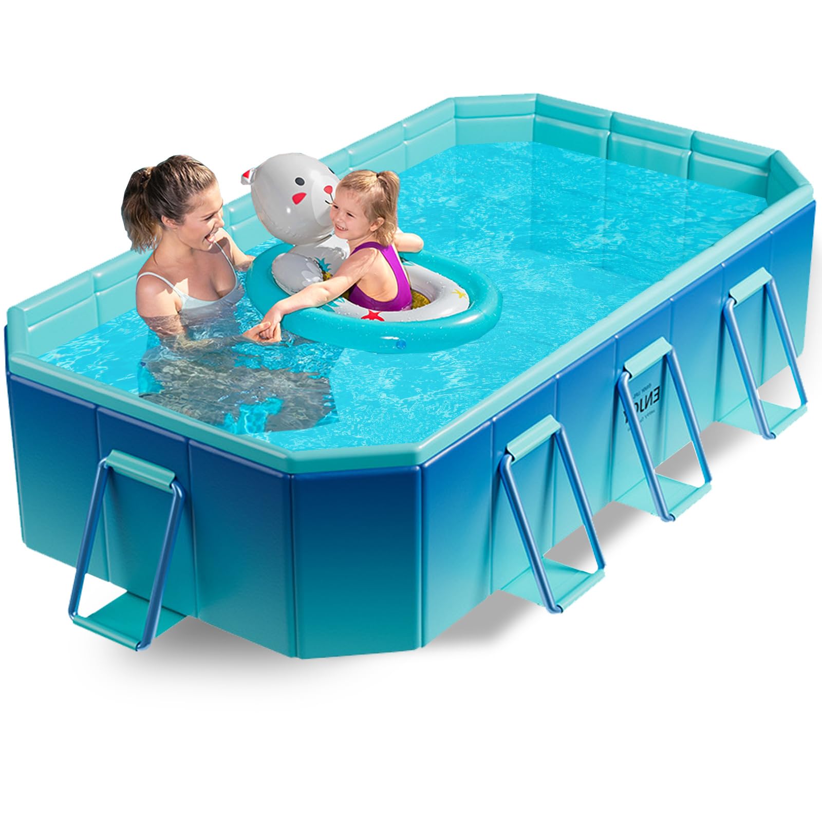 Amazon.co.jp: LUNING [鉄骨構造 非膨張式] 空気入れ不要 大型 プール