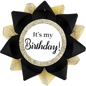 Birthday Girl Badge Pin Grosgrain Ribbon Button Party Decoration Brooch for Birthday Party Decoration