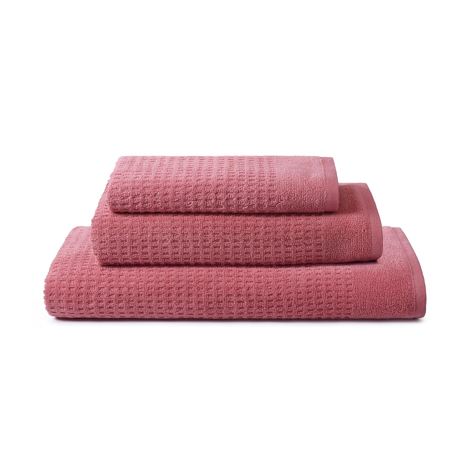Serviettes de bain lot de 6 grand drap de douche et serviette visage coton