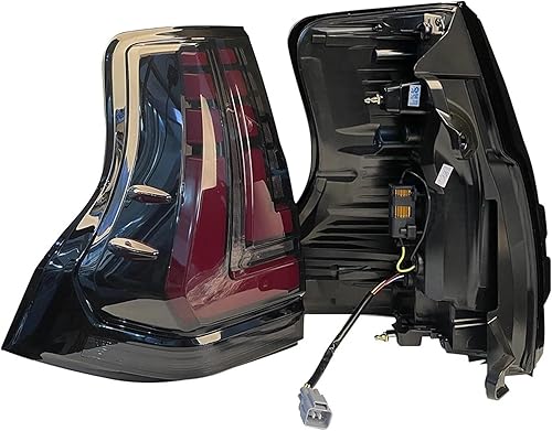 Miniatura 2 de Juego de 2010 a 2020 Gx400 Gx460 Lámpara trasera LED Prado FJ150 Freno Praking Luz inversa Fowing Señal de giro compatible con Lexus