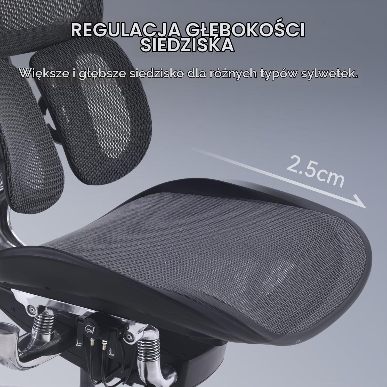 SIHOO Doro S300 ergonomiczne krzesło biurowe, krzesło komputerowe, podwójne dynamiczne podparcie lędźwiowe, skoordynowane podłokietniki 6D, regulowane biurko komputerowe do gier (czarna włoska