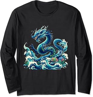 2024 Year Of The Dragon Elemental Water Dragon Long Sleeve T-Shirt