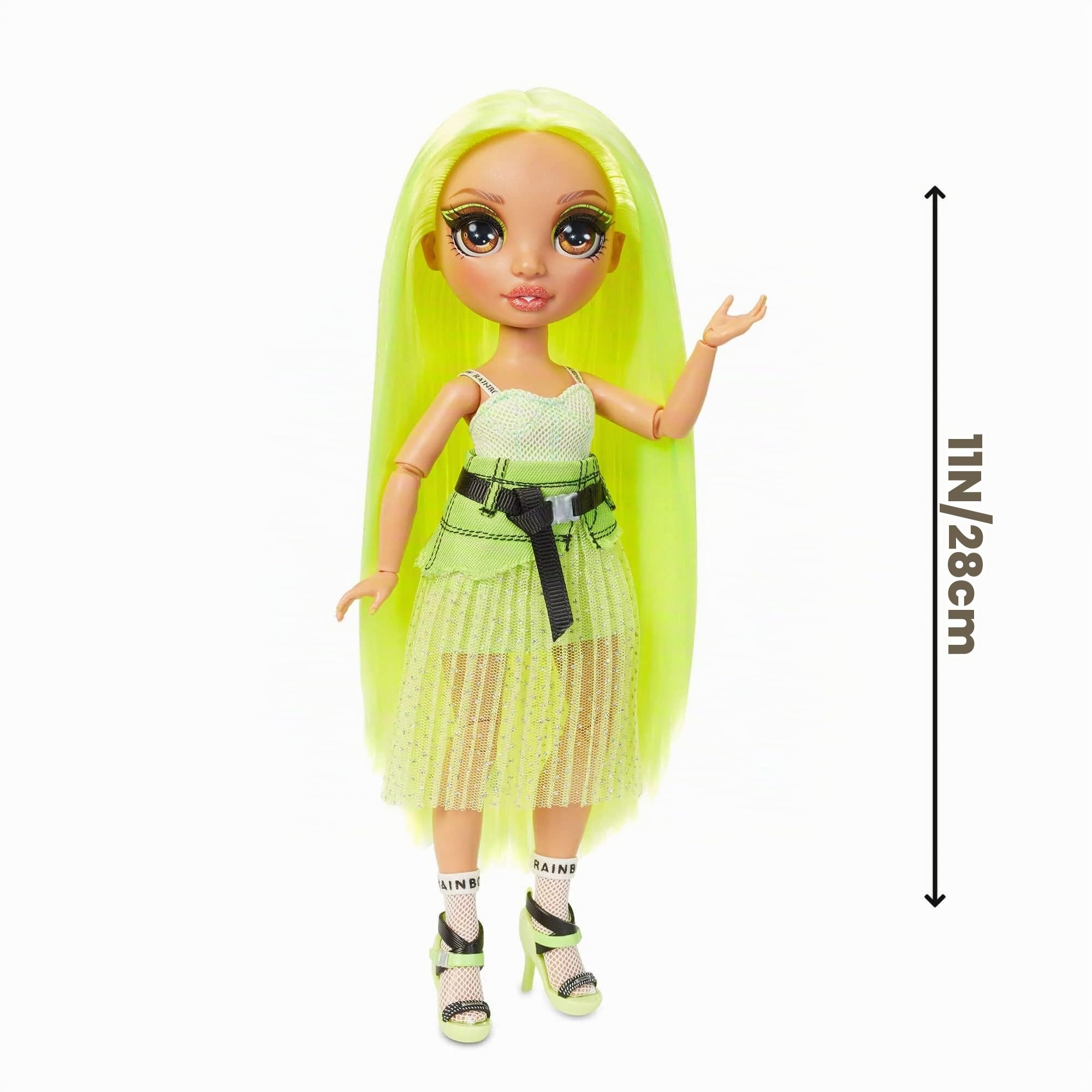 RAINBOW HIGH 572343EUC Muñeca de Moda, Conjuntos Elegantes, Accesorios y Soporte para Muñecas, Serie 2, para Niñas a Partir de 6 Años, Karma Nichols