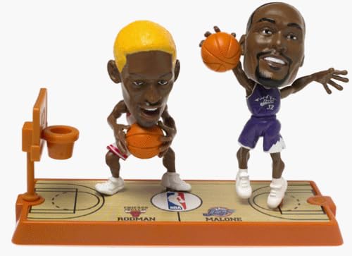 1998 Mattel NBA Jams One-On-One Action 2-Figure Pack - Dennis Rodman vs Karl Malone