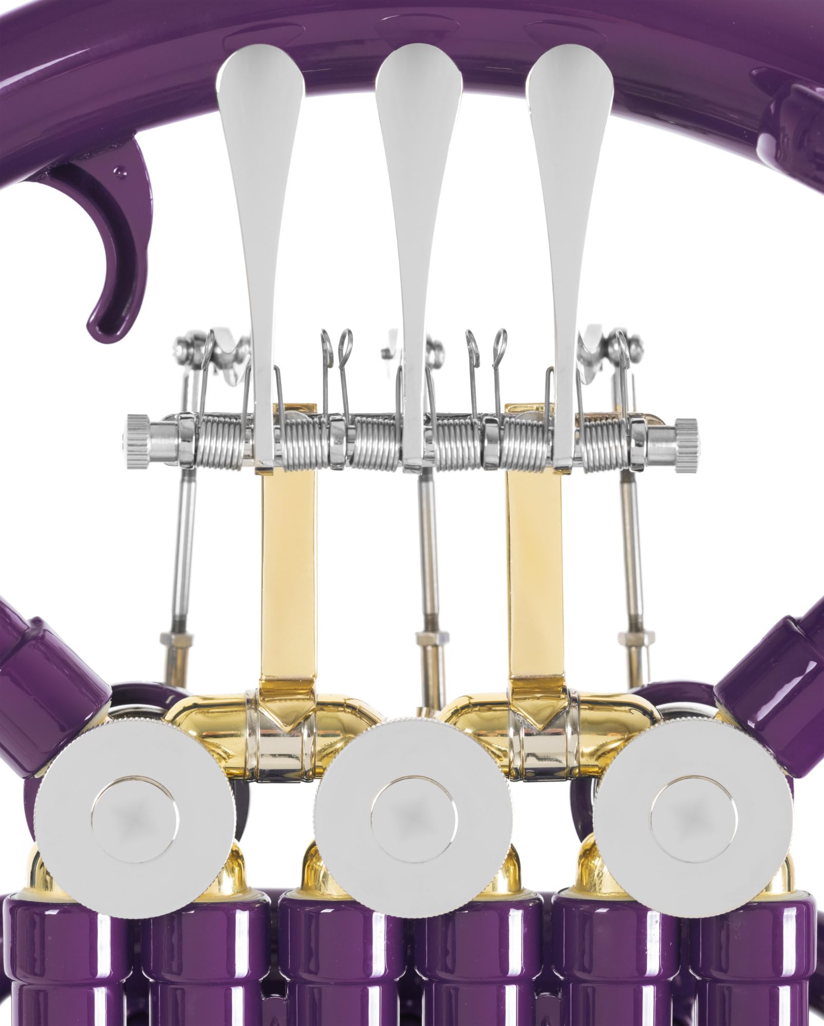 Classic Cantabile WH-30VT MardiBrass Cor d'harmonie plastique Bb violet, embouchure & housse sac à dos, pour débutants et pros, résistant aux intempéries, étanche, léger et stable.