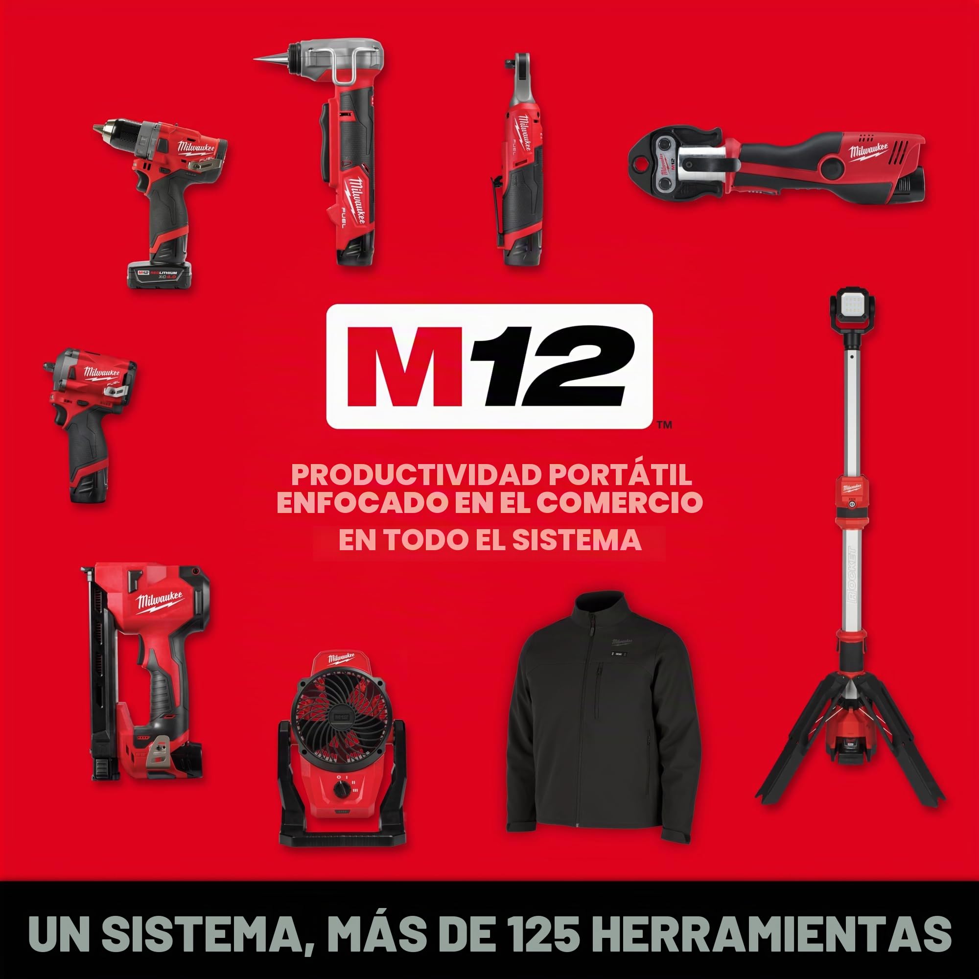 Milwaukee Electric - Kit de 2 herramientas compactas sin escobillas M12
