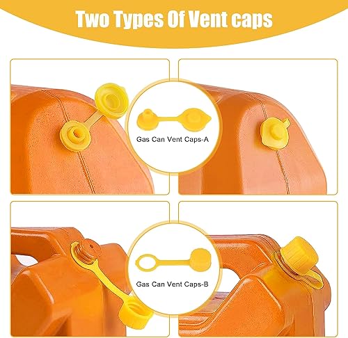 Miniatura 13 de Kit de repuesto de boquilla amarilla para latas, repuesto de boquilla para la mayoría de latas de 1/2/5/10 galones, juego de boquillas con boquillas