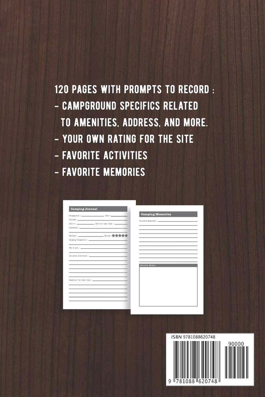 Home Is Where We Park It: Family Camping Log Book With Writing Prompts / Camping Journal image 2