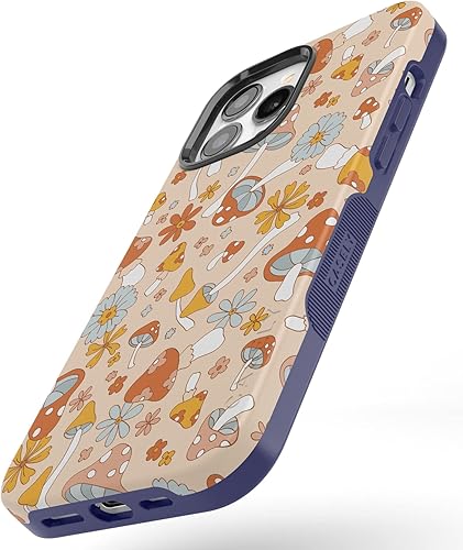 Miniatura 2 de Casely Funda para iPhone 13 Pro Magia de hongos Floral retro Compatible con MagSafe