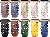 Vista 228 de Correa deportiva de silicona suave compatible con cierre clásico compatible con correas de Apple Watch de 49, 45, 44, 42, 41, 40 y 38 mm para iWatch