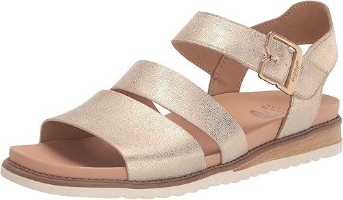 Dr. Scholl's womens Island Glow Strappy Flat Sandal