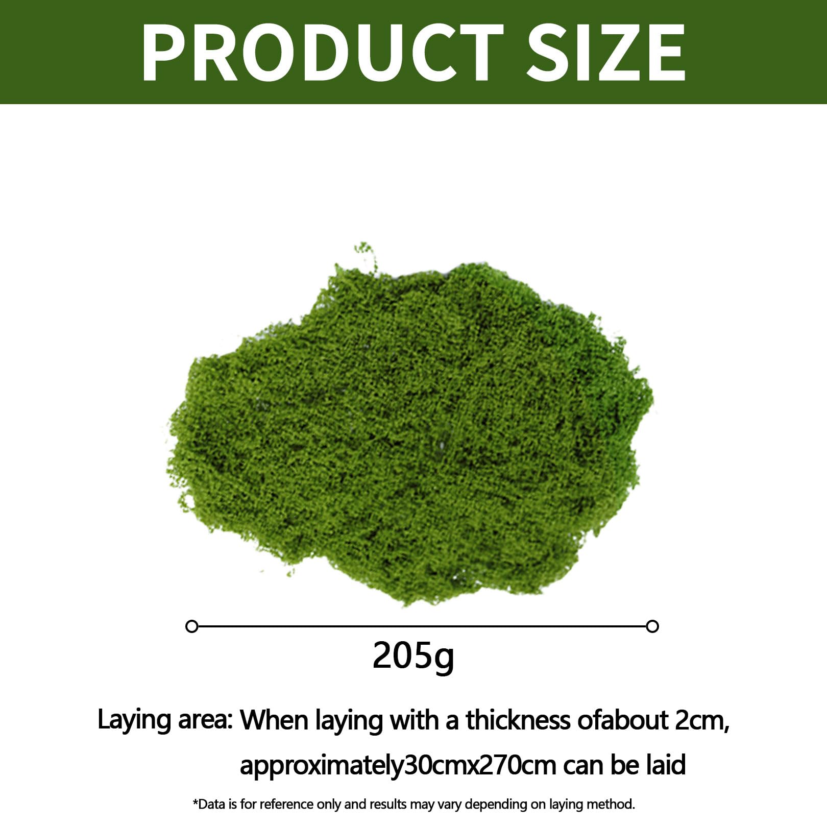 205 g, muschio per fai da te, muschio artificiale, muschio islandese, muschio islandese, presepe terrario, Moss acquista muschio naturale, decorazione, arte finte, decorazione per pareti, presepi