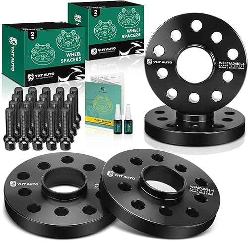 YHTAUTO Adaptadores de rueda centrados de cubo de 5 x 100 a 0.197 x 4.409 in de 0.78 pulgadas para modelos Audi, Volkswagen 1990-2010, Jetta,