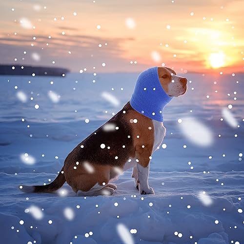 Miniatura 8 de cobee Redecilla para perro calentador de cuello y orejas, orejeras para mascotas para mayor comodidad, antiansiedad, baño, aseo y reducción de