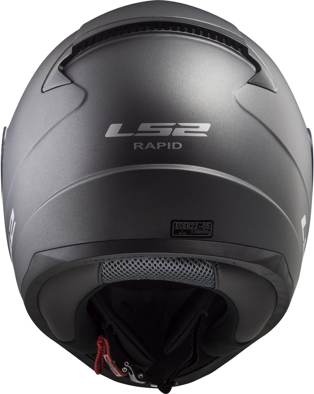 LS2, Casco Integral de Moto Rapid, Titanio, XL