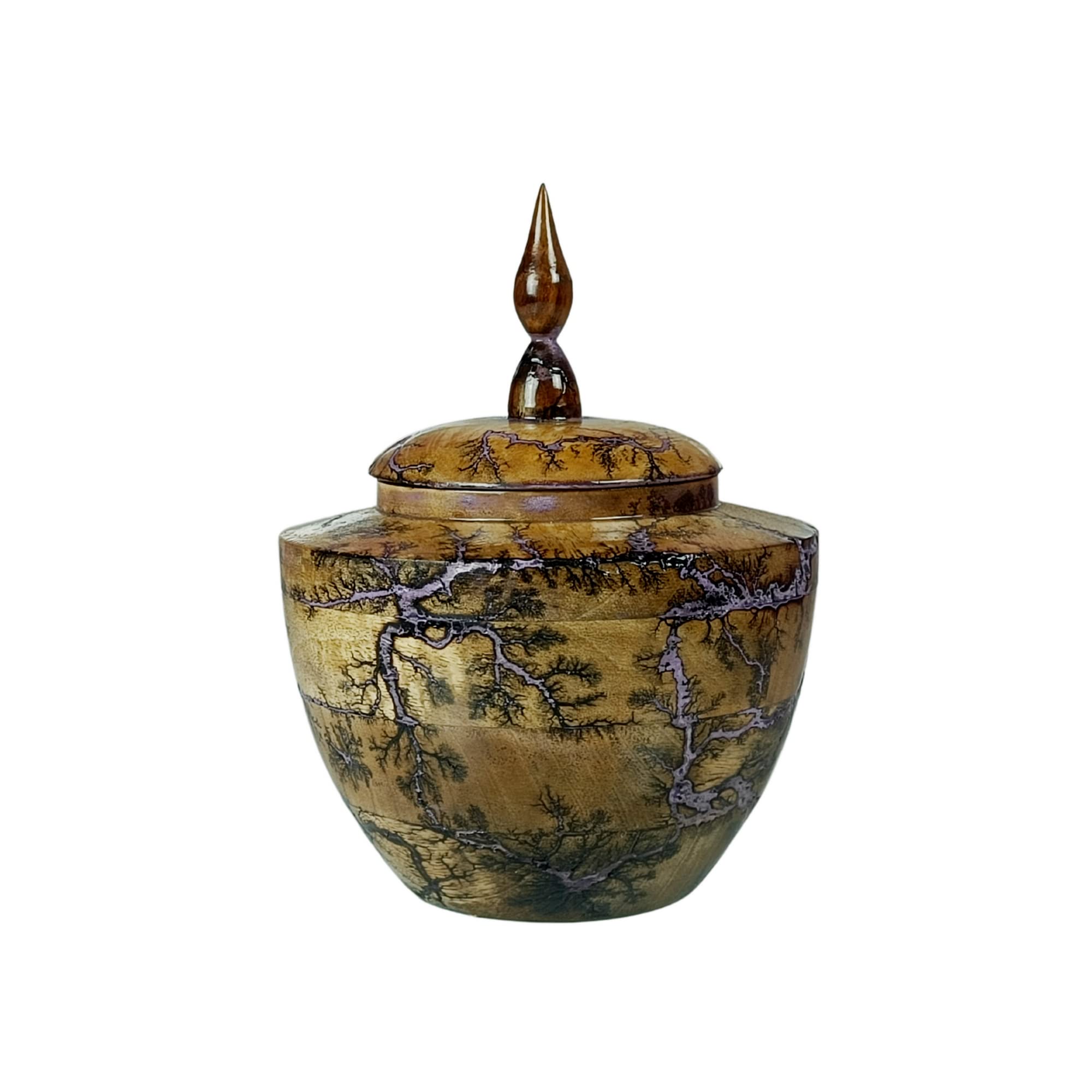 Emporium Crafts Cremation Memorial Urn for Human Ashes - Adult Male Female Box and Casket for Men Women Child - Large Burial Funeral Urn (E), Jar02