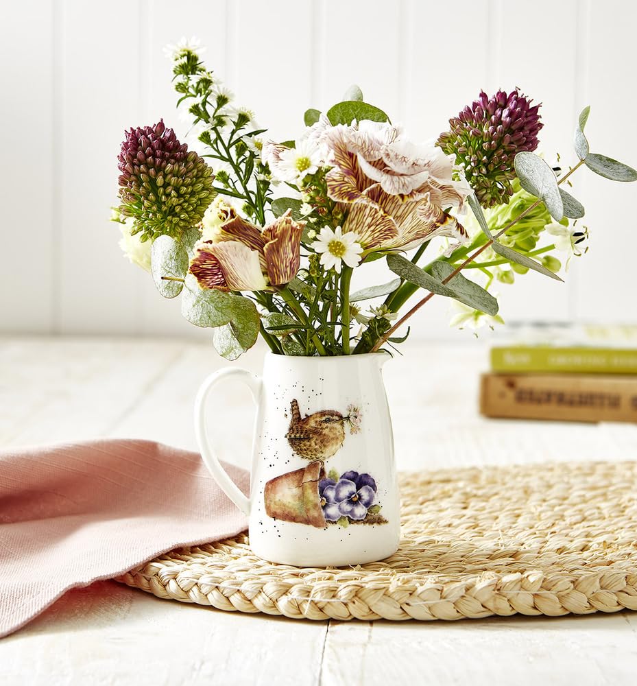 Royal Worcester Wrendale Designs Kleine Posie Krem 125 ml Dzbanek Ptak