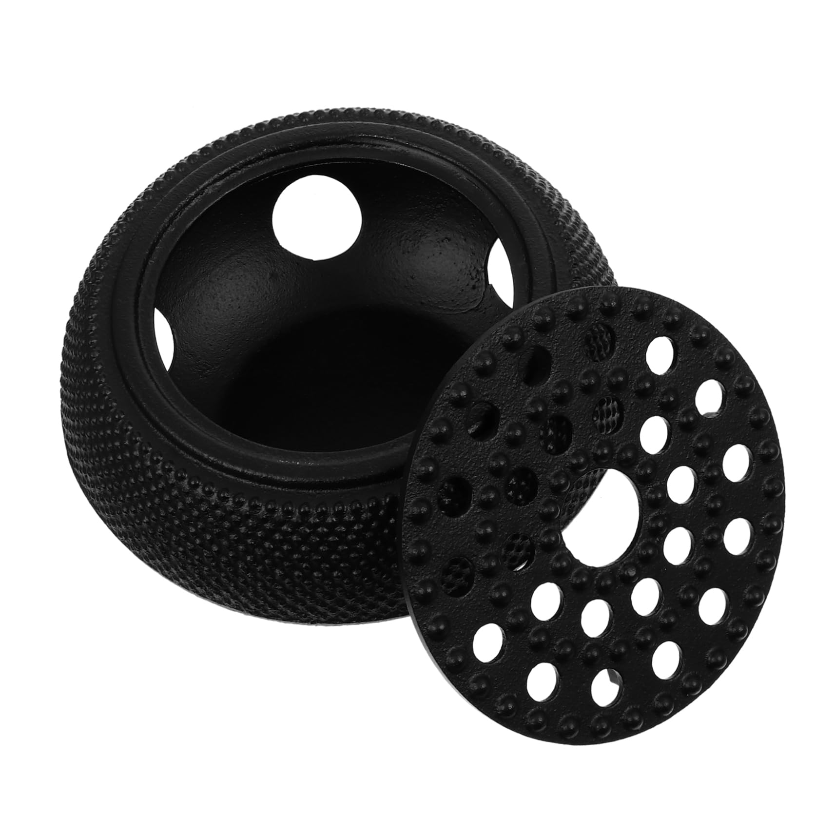 PRETYZOOM Teapot Iron Warmer Tea Stove Heater Tea Pot Heating Stove Warm Cast Iron Warmer Set Heater
