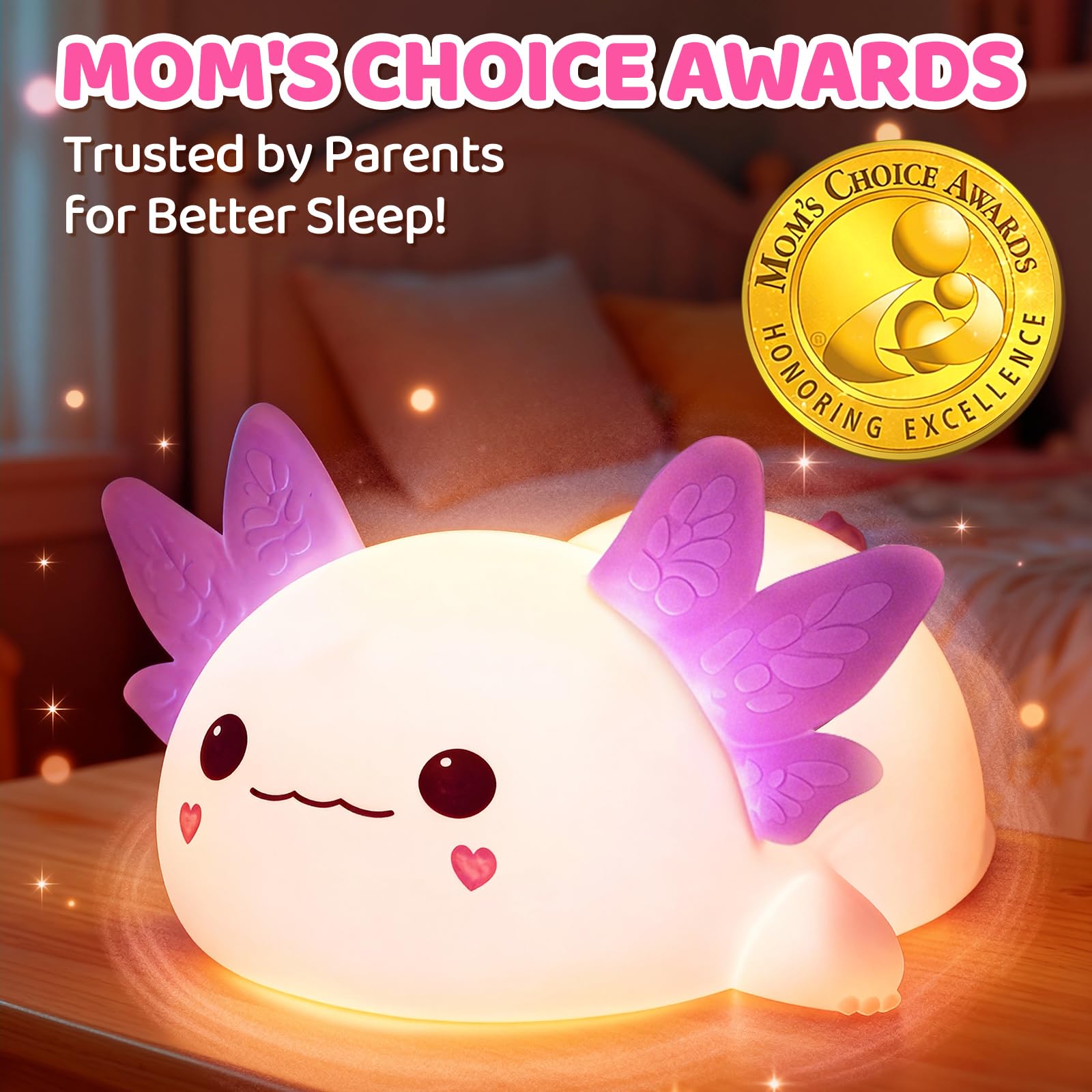 Lampada Notturna Axolotl,LED Ricaricabile Con Timer Cuscino Luminoso Dinosauro Per Bambini Regalo Per Ragazze E Ragazzi Decorazione Camera 99450796