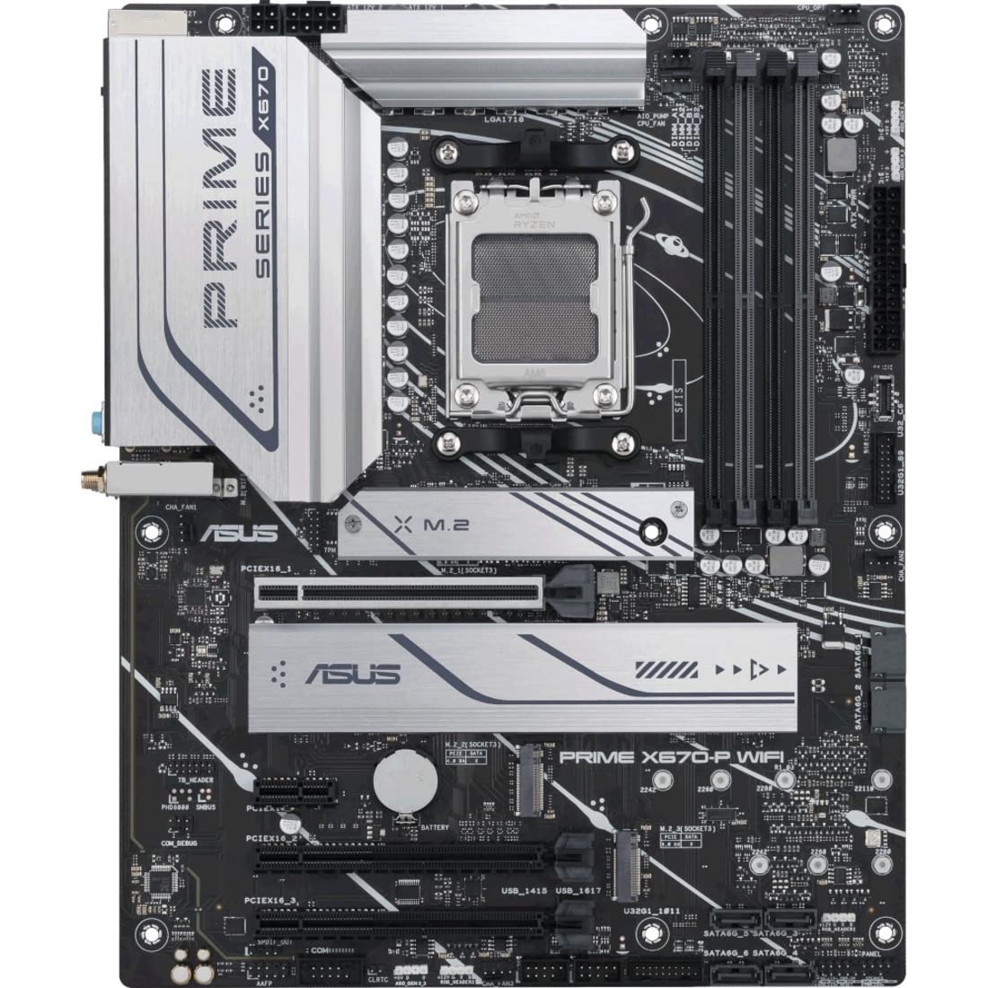 Amazon.in Buy ASUS Prime X670P WiFi Socket AM5 (LGA 1718) Ryzen 7000