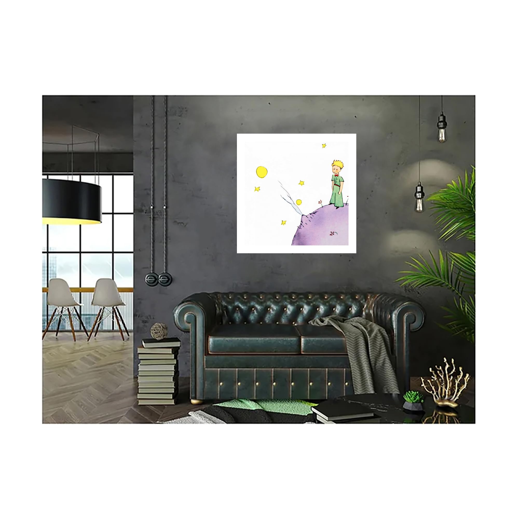 Imprimer sur papier (Poster) Fine Art Antoine De Saint-Exupéry Petit Prince III
