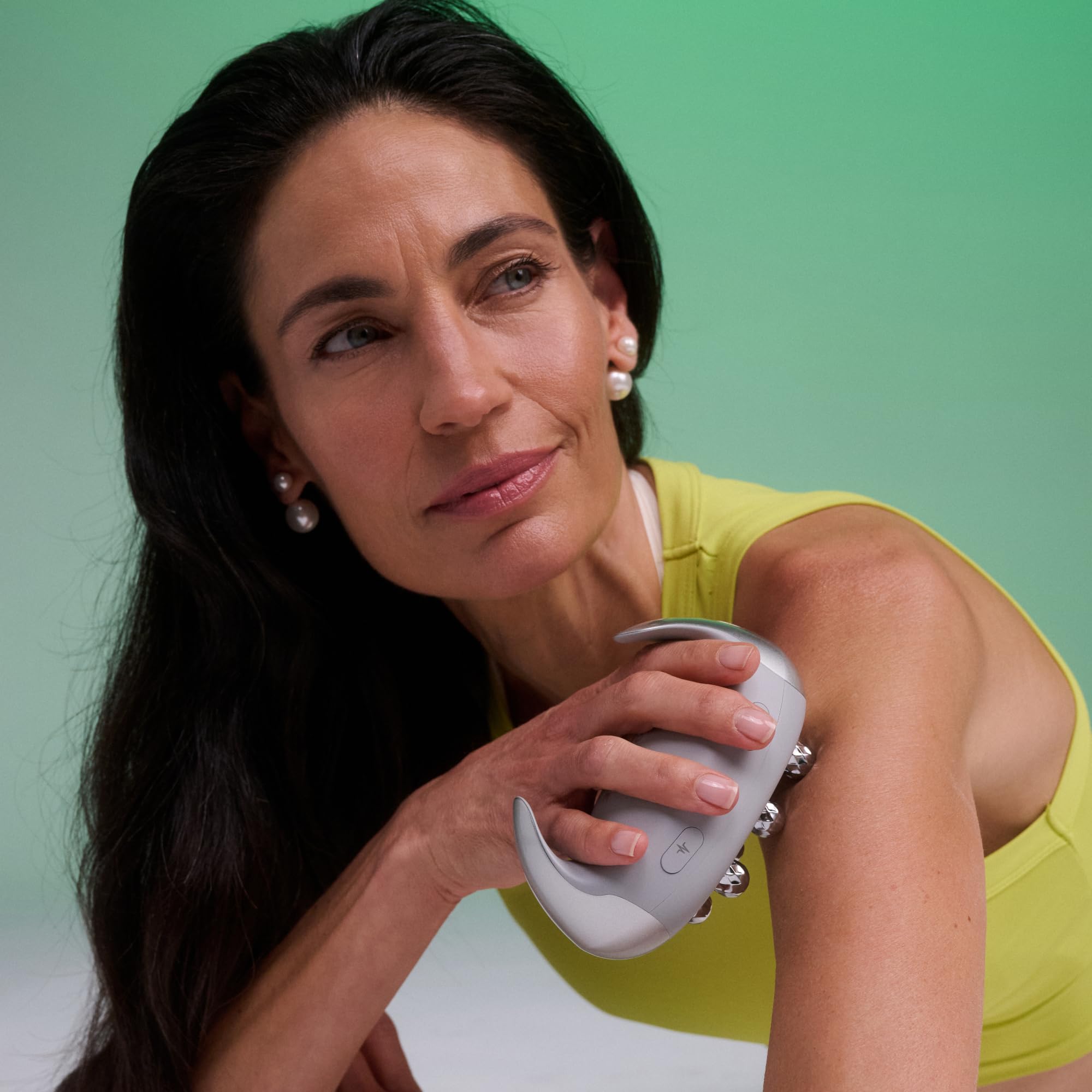 Magnitone Diablo Pro Ganzkörper-Skulpturgerät Mikrostrom EMS Radiofrequenz Massage 3 Intensitätsstufen Kabellos Tragbar 70 Minuten Akku