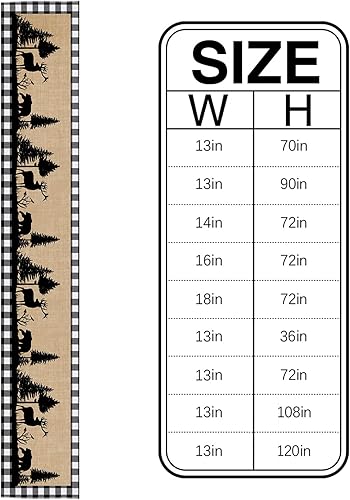 Miniatura 12 de Camino de mesa del día de San Patricio, camino de mesa de café, hojas de trébol verdes, a cuadros, camino de mesa de comedor, bufandas para cocina