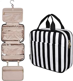 Hanging Toiletry Bag, Travel bag, nylon Portable Cosmetic waterproof Organizer for women, High capacity Travel storage ba...