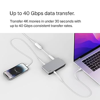 分配器・切替器 belkin Connect Thunderbolt 4 5-in-1 Hub Belkin Connect Thunderbolt 4 Core Hub review - Tech Advisor