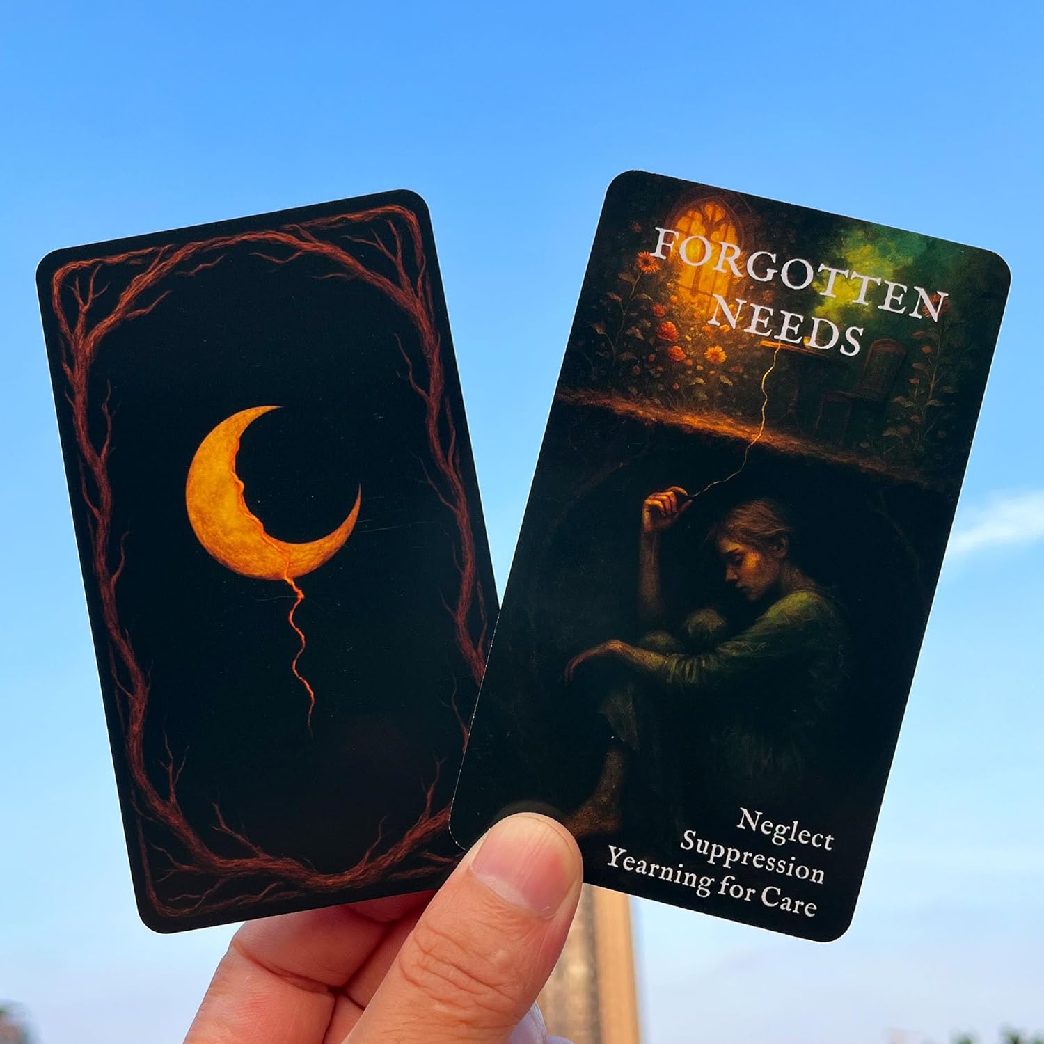 GZXINKE Shadow Work Oracle Deck, 54 Healing Oracle Cards for Beginners, Self-Discovery Cards for Inner Child, Trauma Release, and Spiritual Growth,Mindfulness Meditation, Tarot Reading Tool - Image 9