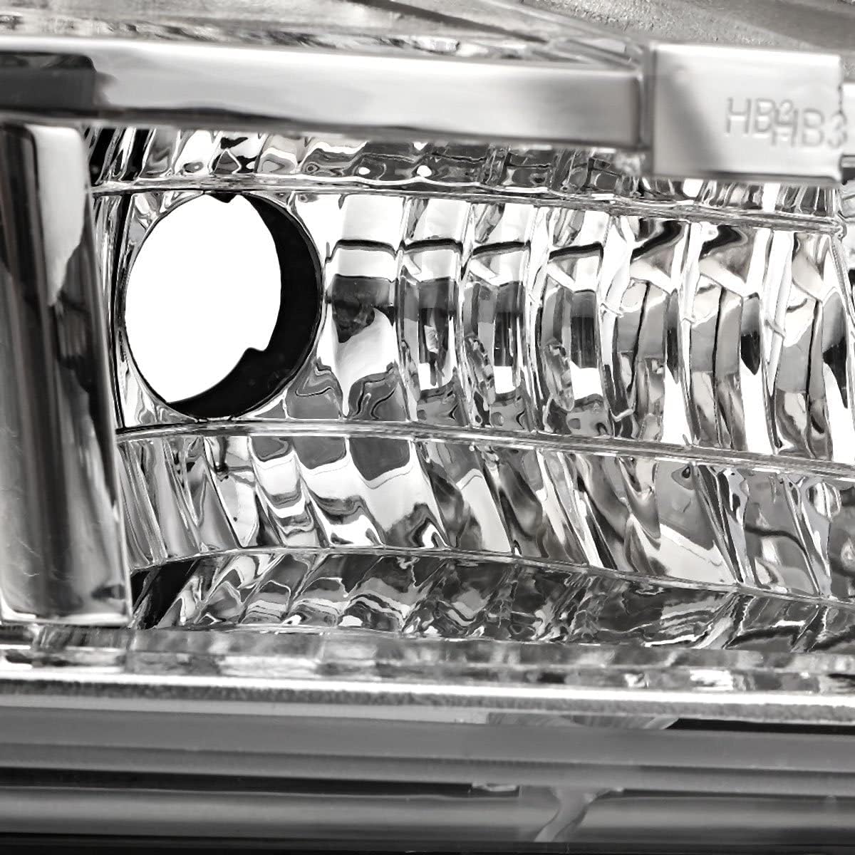 APSVE Clear Housing Headlights Assembly for 2007-2014 Chevy Tahoe Suburban, 07-13 Avalanche Headlamp Replacement