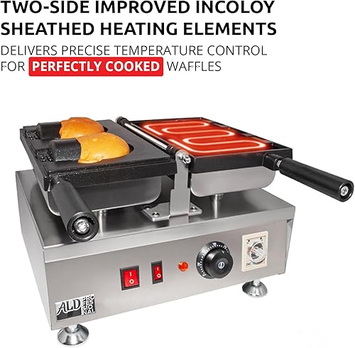 Miniatura 3 de Generic Máquina de panadería eléctrica antiadherente comercial de 110 V 220 V para hacer gofres de oso Taiyaki